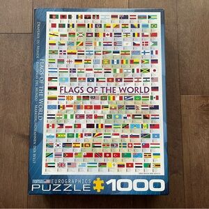 ✨2/$20✨ Eurographics “Flags of the World” Puzzle